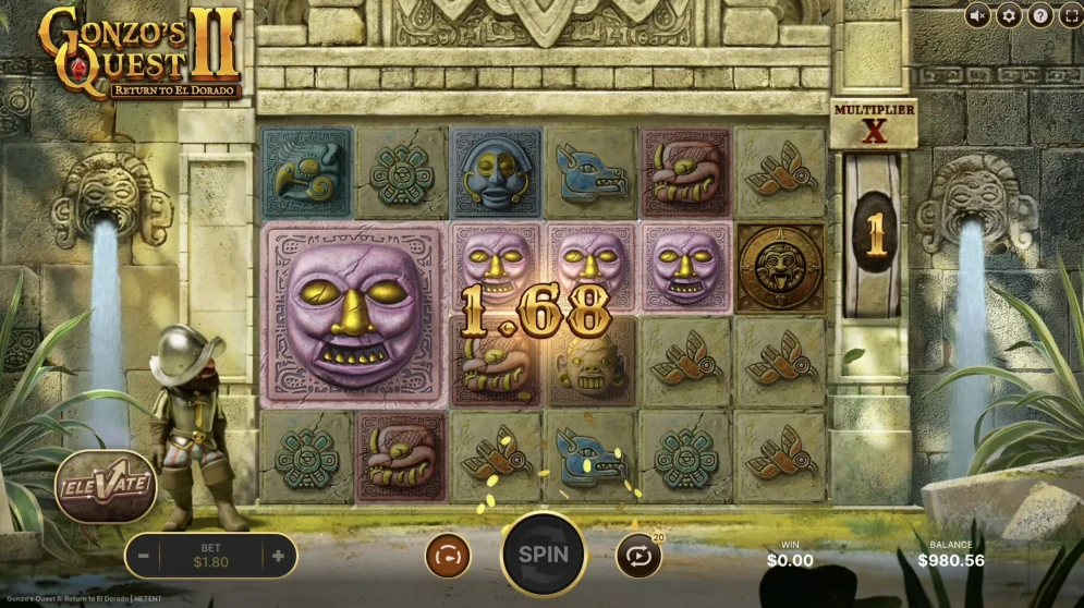 Gonzos Quest 2 gameplay